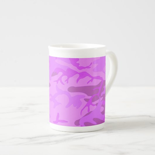 Tasse En Porcelaine Camouflage violet clair (Devant droit)