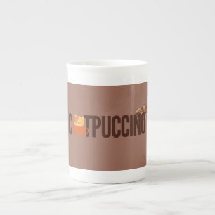 Tasse En Porcelaine Cappuccino Coffee Beans Art Mug.