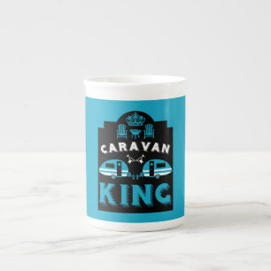 Tasse En Porcelaine Caravan King Cadeaux Pour Campeurs