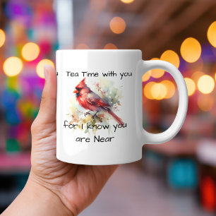 Tasse En Porcelaine CARDINAL DES Rouges Modernes "Vous êtes près"