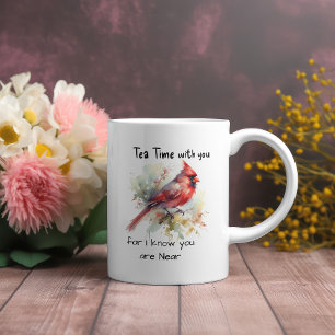 Tasse En Porcelaine CARDINAL DES Rouges Modernes "Vous êtes près"