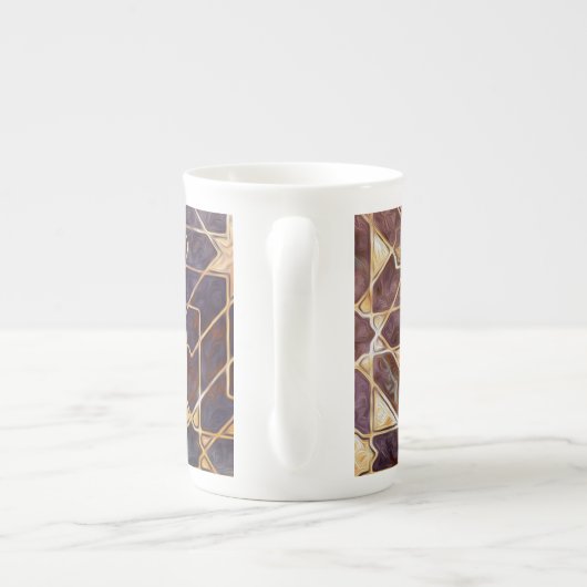 Tasse En Porcelaine Carreaux mystiques I (Dos)