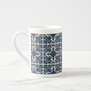 Tasse En Porcelaine Carrelage méditerranéen, Portugais, Azulejo, Majol