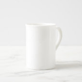 Tasse En Porcelaine Castor comme artisan avec clé (Devant droit)