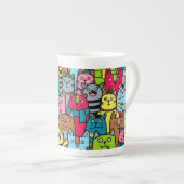 Tasse En Porcelaine Cat et kitten (Devant droit)