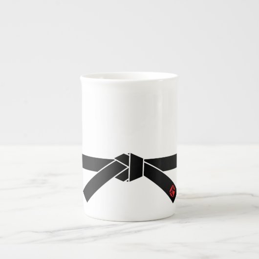Tasse En Porcelaine Ceinture noire, 黒帯 d'arts martiaux, 武道 (Devant)