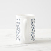 Tasse En Porcelaine Cellules bleues, Cloches, Bellflowers (Dos)