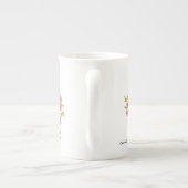 Tasse En Porcelaine Cerisiers en fleurs os Chine Musique (Dos)