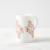 Tasse En Porcelaine Cerisiers en fleurs os Chine Musique (Devant droit)