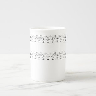 Tasse En Porcelaine Chaîne et pendentif