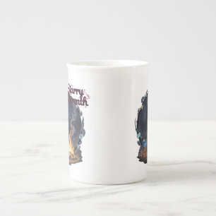 Tasse En Porcelaine Chaleur Étoilée - Garçon Anime Bûcheron au Coin du