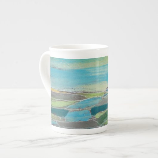 Tasse En Porcelaine Champ fragmenté I (Devant gauche)