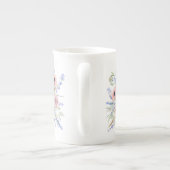 Tasse En Porcelaine Champs de Provence Bouquet (Dos)