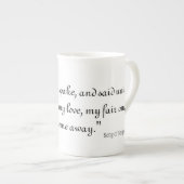 Tasse En Porcelaine Chanson des chansons 2:10 (Devant droit)