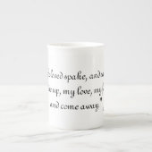 Tasse En Porcelaine Chanson des chansons 2:10 (Devant)