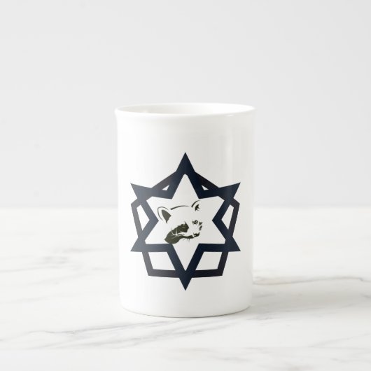 Tasse En Porcelaine Chat mignon (Devant)