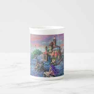 Tasse En Porcelaine Château de Mermaid