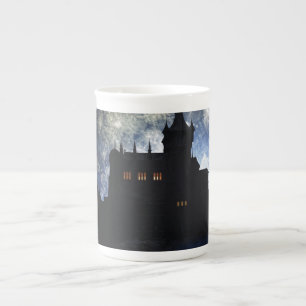 Tasse En Porcelaine Château d'Imaginaire la nuit