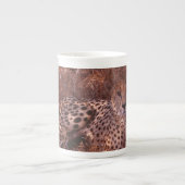 Tasse En Porcelaine Cheetah Stare (Devant)