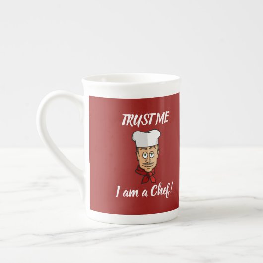 Tasse En Porcelaine Chef (Gauche)