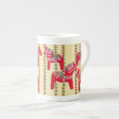 Tasse En Porcelaine Cheval de Dala (Devant droit)