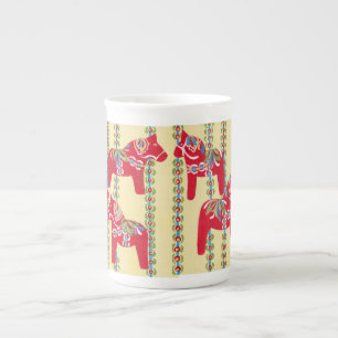 Tasse En Porcelaine Cheval de Dala