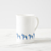 Tasse En Porcelaine Cheval de Dala (Devant droit)
