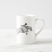 Tasse En Porcelaine Cheval de levage (Droite)