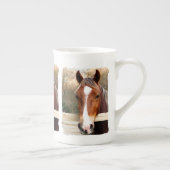 TASSE EN PORCELAINE CHEVAUX (Droite)