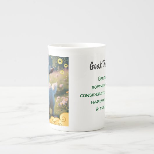 Tasse En Porcelaine Chèvre/mouton - Zodiaque chinois (Devant)