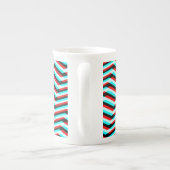 Tasse En Porcelaine Chevron Glitch (Dos)
