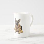 Tasse En Porcelaine Chien berger allemand (Devant droit)