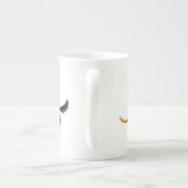 Tasse En Porcelaine Chien de chien renard Kiss with Heart Cute Wiener (Dos)