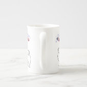 Tasse En Porcelaine Chiens d'Eskimo américains (Dos)