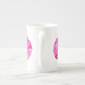 Tasse En Porcelaine Chine d'os rose chaud (Dos)
