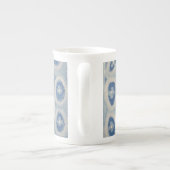 Tasse En Porcelaine Chinoiserie bleue (Dos)