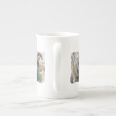 Tasse En Porcelaine Chiot Brindle de pitbull par Shirley Taylor (Dos)