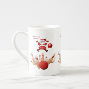 Tasse En Porcelaine Christmas Mug, Père Noël, Joyeux Christmas Bowl