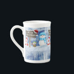 Tasse En Porcelaine Christmas Mug, Snowman, Joyeux Noël<br><div class="desc">Mug de Noël Quelque chose pour tout le monde offre des articles personnalisés customisés spécialement pour vous conçu pour améliorer la beauté de votre maison ou d'un être cher. Cette tasse de Noël conçue de façon unique impressionne vos amis et votre famille. Les gens aiment boire leur chocolat chaud préféré...</div>