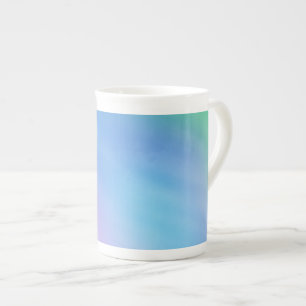Tasse En Porcelaine Ciel arc-en-ciel doux
