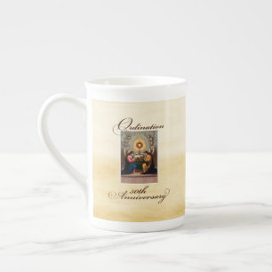 Tasse En Porcelaine cinquantième Anges d'anniversaire de