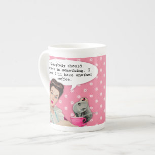 Tasse En Porcelaine Citation drôle de café