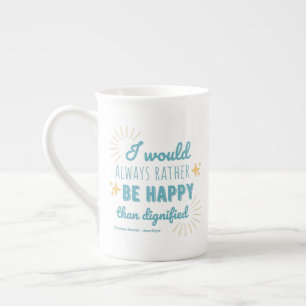 Tasse En Porcelaine Citation Jane Eyre I - Blue Edition