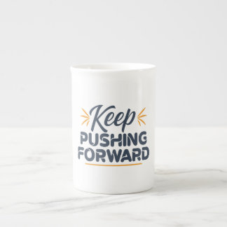 Tasse En Porcelaine Citation motivante Continuer à aller de l'avant