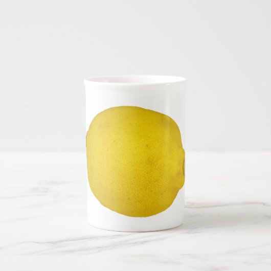 Tasse En Porcelaine Citron (Devant)