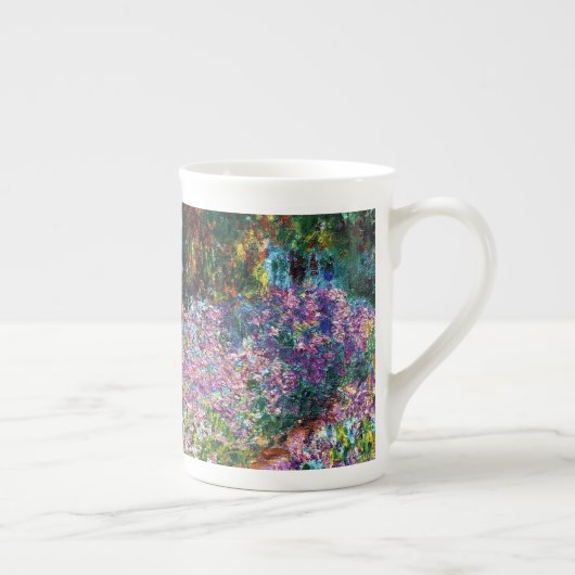 Tasse En Porcelaine Claude Monet : Iris dans le jardin de Monet (Droite)