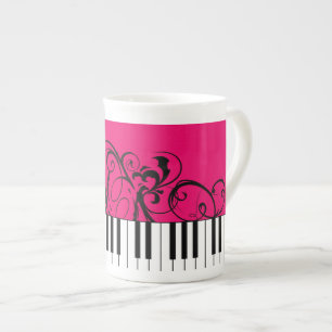 Tasse En Porcelaine Clavier pour piano