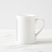 Tasse En Porcelaine Cliquez sur Personnaliser pour modifier Gris en co (Droite)