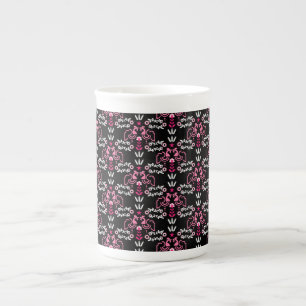 Tasse En Porcelaine Cockerel Scandinavian Folk Art