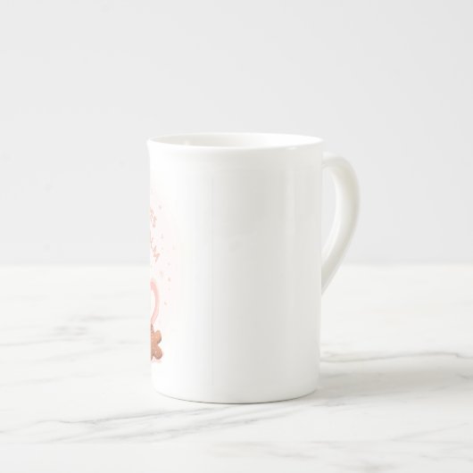 Tasse En Porcelaine Cocoa, Cookies & Calm – Pastel Christmas CoT-Shirt (Devant droit)